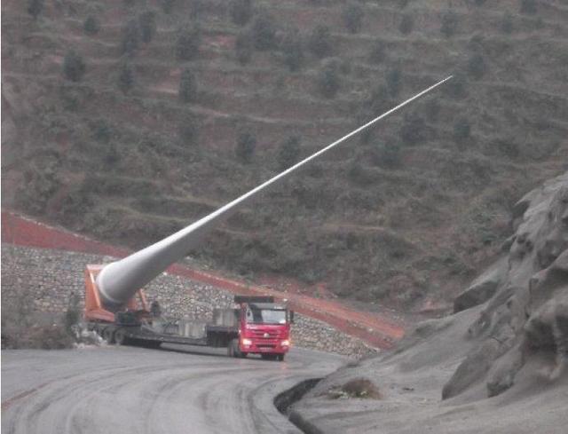 風(fēng)電葉片專用運(yùn)輸車，世界性難題被“中國智慧”巧破
